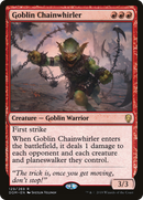 {R} Goblin Chainwhirler [Dominaria][DOM 129]