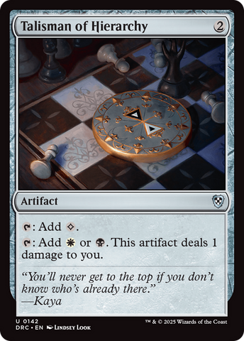 {C} Talisman of Hierarchy [Aetherdrift Commander][DRC 142]