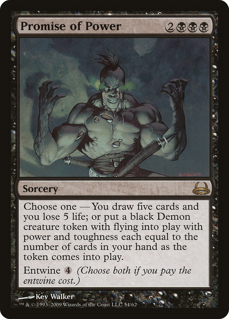 {R} Promise of Power [Duel Decks: Divine vs. Demonic][DDC 054]