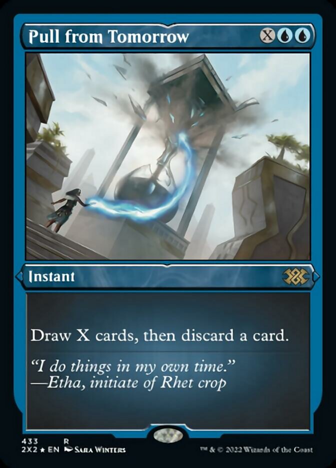{R} Pull from Tomorrow (Foil Etched) [Double Masters 2022][2X2 433]