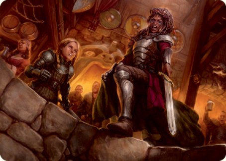 {A} Veteran Dungeoneer Art Card [Dungeons & Dragons: Adventures in the Forgotten Realms Art Series][AAFR 036]