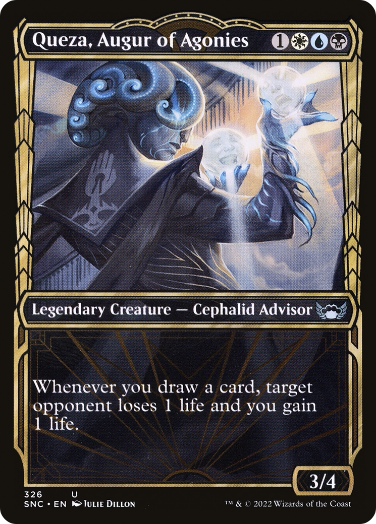 {C} Queza, Augur of Agonies (Showcase Golden Age) [Streets of New Capenna][SNC 326]