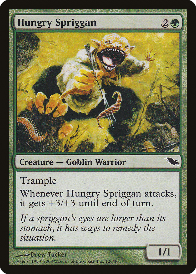 {C} Hungry Spriggan [Shadowmoor][SHM 120]