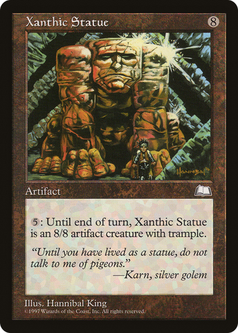 {R} Xanthic Statue [Weatherlight][WTH 163]