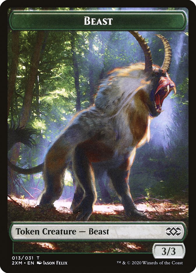 {T} Beast Token [Double Masters Tokens][T2XM 013]