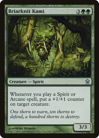 {C} Briarknit Kami [Saviors of Kamigawa][SOK 124]