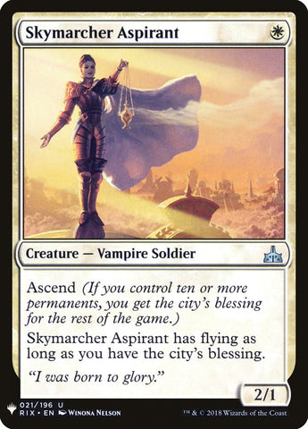 {C} Skymarcher Aspirant [Mystery Booster][LS RIX 021]