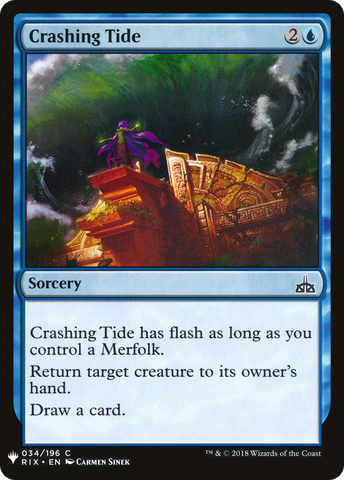{C} Crashing Tide [Mystery Booster][LS RIX 034]