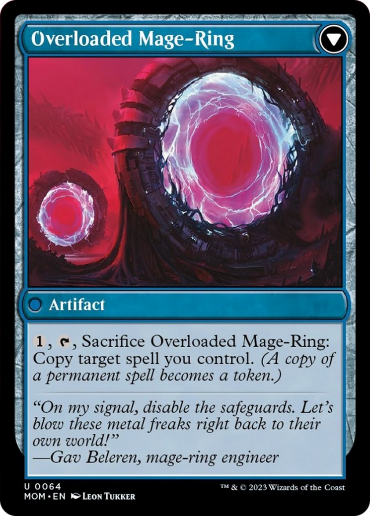 {C} Invasion of Vryn // Overloaded Mage-Ring [March of the Machine][MOM 064]