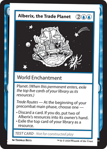 {C} Alberix, the Trade Planet [Mystery Booster 2 Playtest Cards][MB2 PLAYTEST]