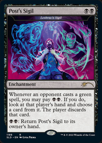 {R} Post's Sigil - Leshrac's Sigil [Secret Lair Drop Series][SLD 1188]