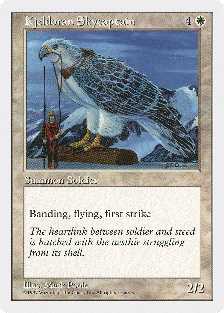 {C} Kjeldoran Skycaptain [Fifth Edition][5ED 045]