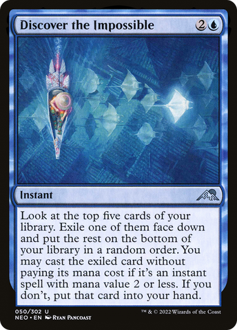 {C} Discover the Impossible [Kamigawa: Neon Dynasty][NEO 050]