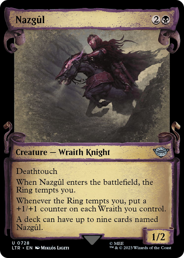 {C} Nazgul (0728) [The Lord of the Rings: Tales of Middle-Earth Showcase Scrolls][LTR 728]
