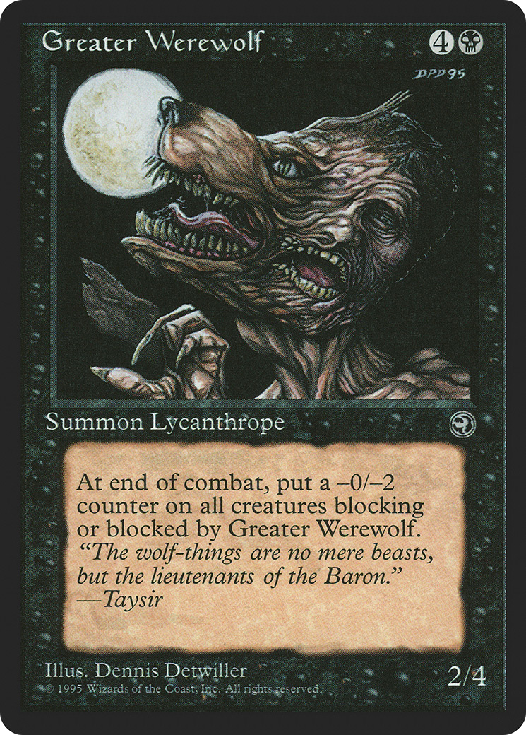 {C} Greater Werewolf [Homelands][HML 051]