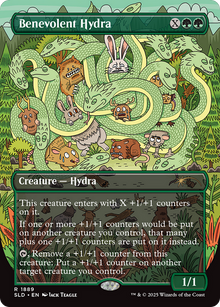 {R} Benevolent Hydra (Foil) (Borderless) [Secret Lair Drop] [SLD 1889]