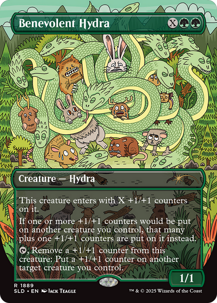{R} Benevolent Hydra (Rainbow Foil) [Secret Lair Drop Series][SLD 1889]