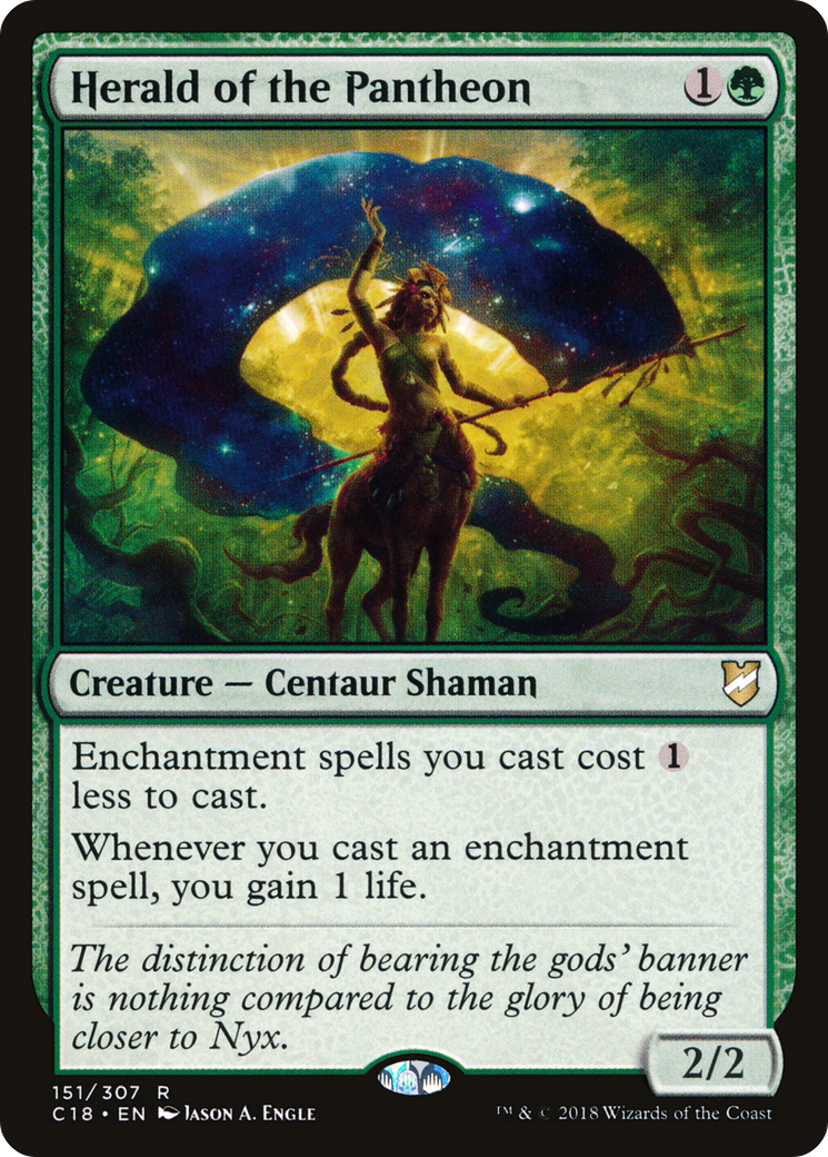 {R} Herald of the Pantheon [Commander 2018][C18 151]