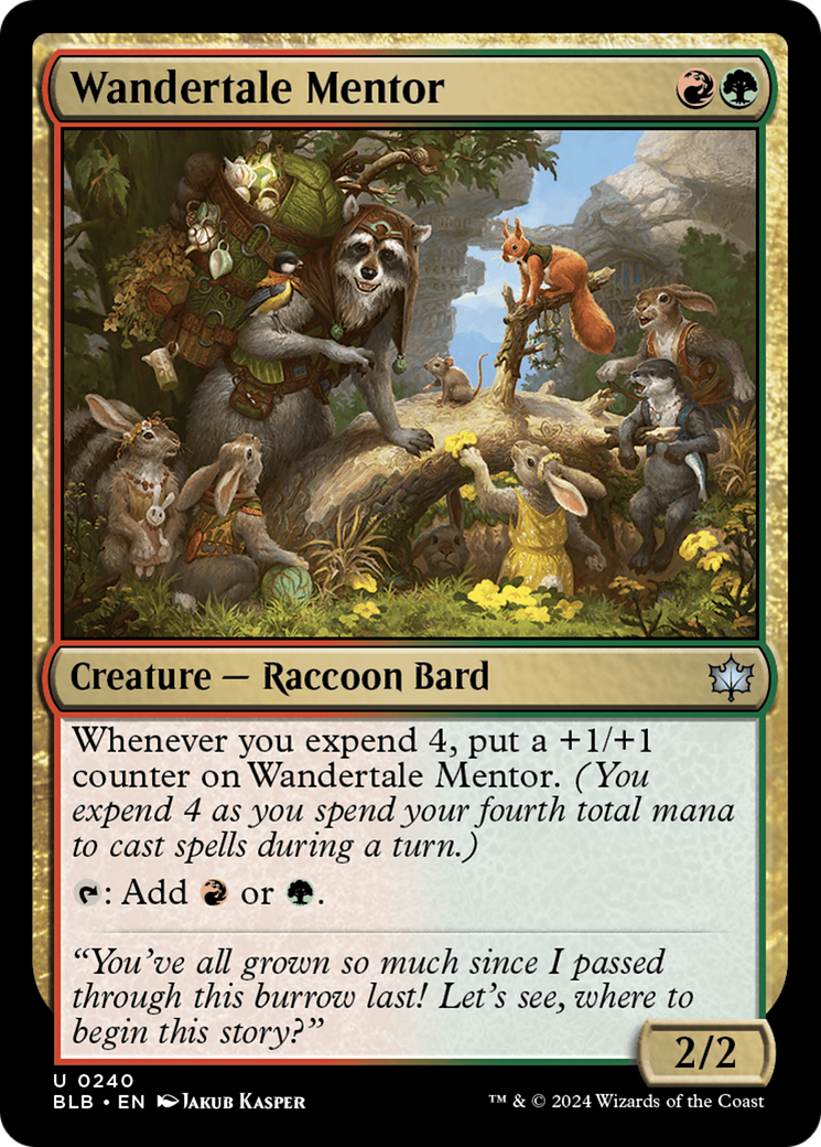 {@C} Wandertale Mentor [Bloomburrow][BLB 240]
