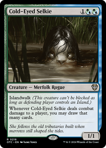 {R} Cold-Eyed Selkie [Outlaws of Thunder Junction Commander][OTC 218]