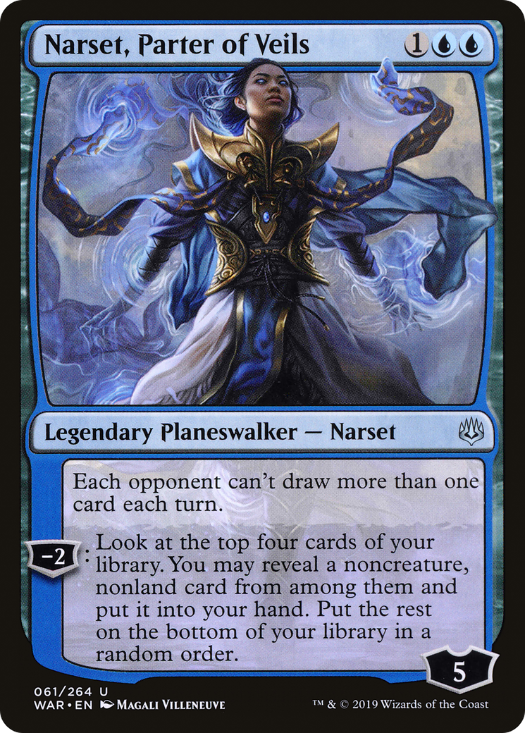 {C} Narset, Parter of Veils [War of the Spark][WAR 061]