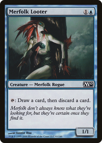{C} Merfolk Looter [Magic 2010][M10 061]