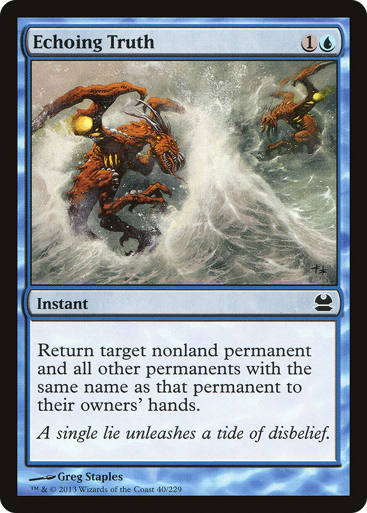 {C} Echoing Truth [Modern Masters][MMA 040]