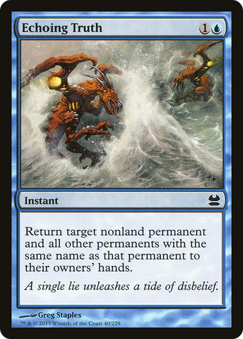 {C} Echoing Truth [Modern Masters][MMA 040]