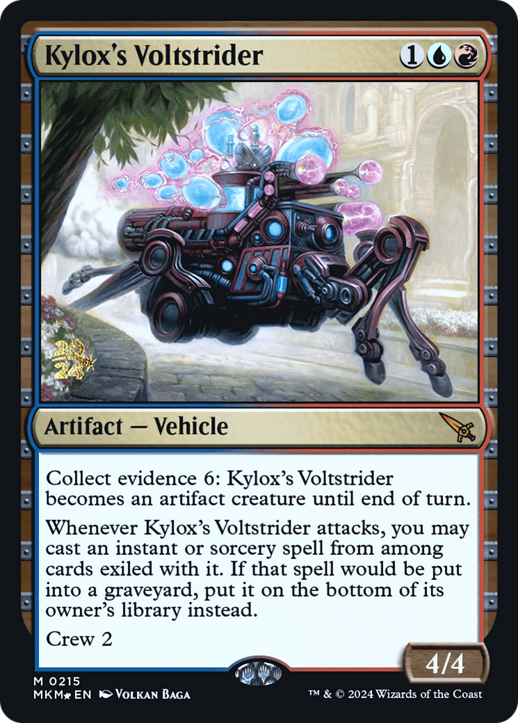 {R} Kylox's Voltstrider [Murders at Karlov Manor Prerelease Promos][PR MKM 215]