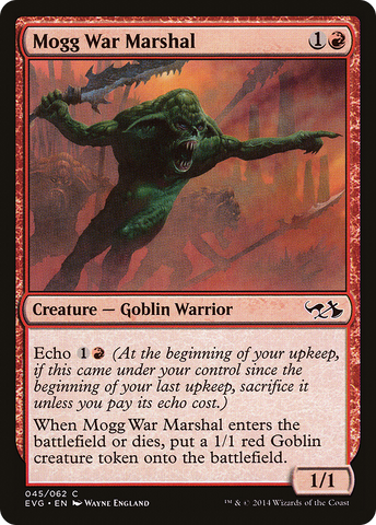 {C} Mogg War Marshal (Elves vs. Goblins) [Duel Decks Anthology][EVG 045]