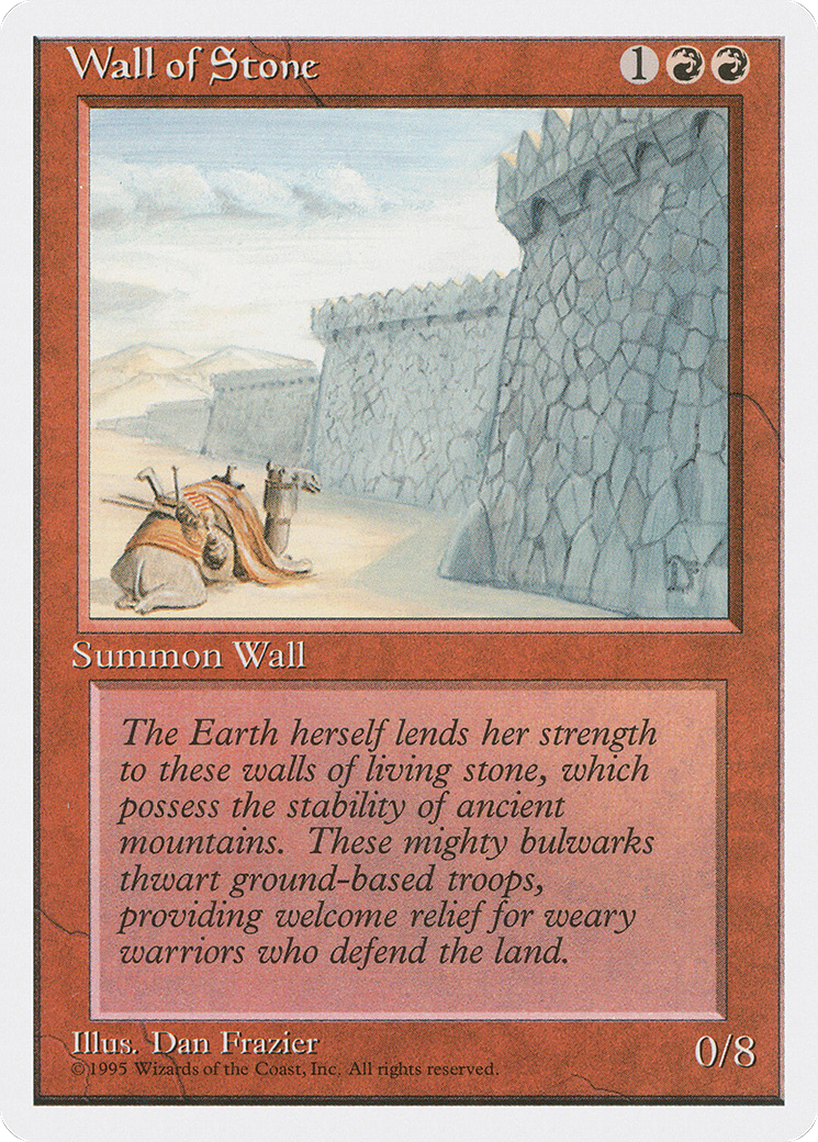 {C} Wall of Stone [Fourth Edition][4ED 231]