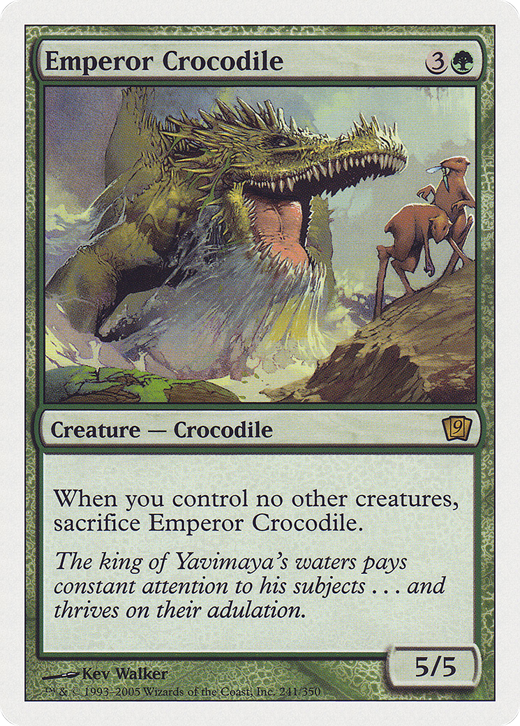 {R} Emperor Crocodile [Ninth Edition][9ED 241]