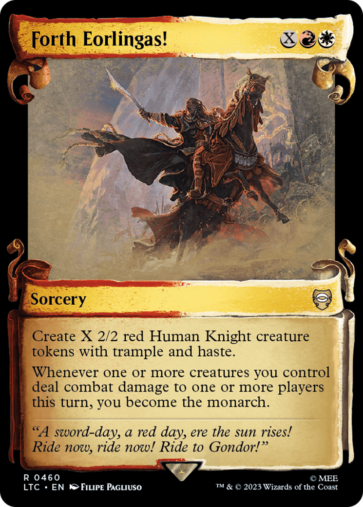 {R} Forth Eorlingas! [The Lord of the Rings: Tales of Middle-Earth Commander Showcase Scrolls][LTC 460]