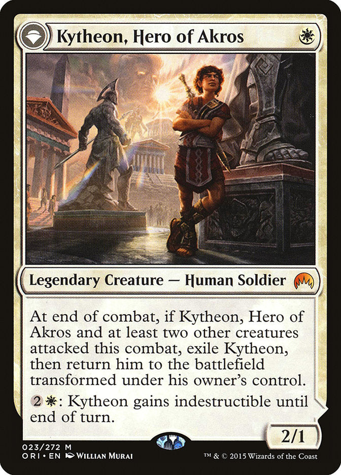 {R} Kytheon, Hero of Akros // Gideon, Battle-Forged [Magic Origins][ORI 023] - Misty Mountain Games