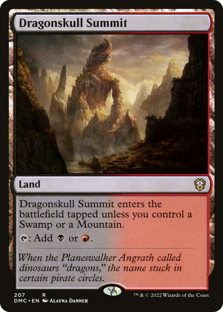 {R} Dragonskull Summit [Dominaria United Commander][DMC 207]