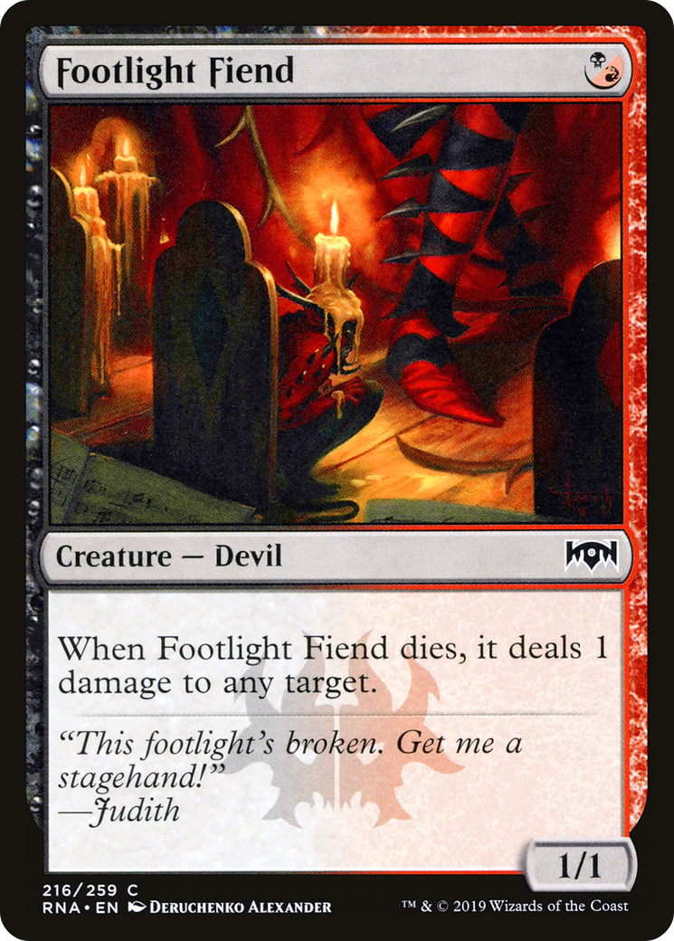 {C} Footlight Fiend [Ravnica Allegiance][RNA 216]