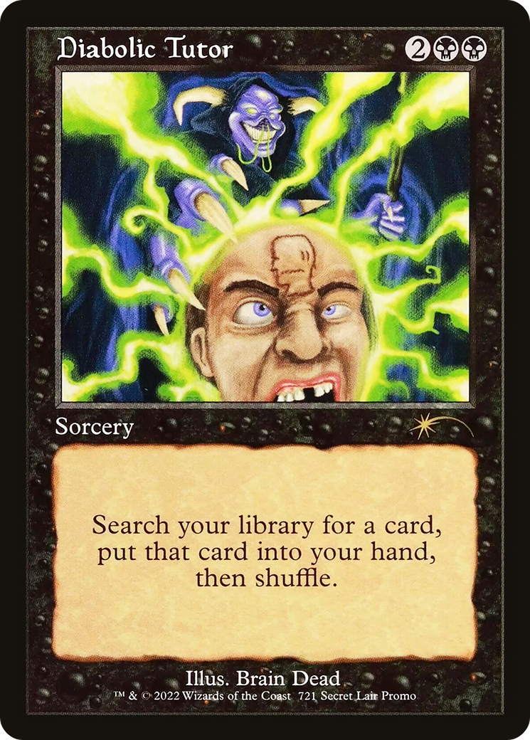{R} Diabolic Tutor (Retro) [Secret Lair Drop Promos][SLD 721]