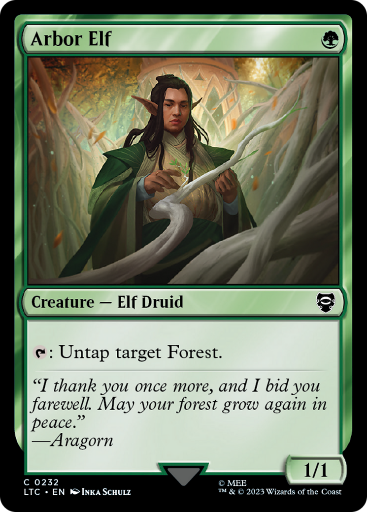 {C} Arbor Elf [The Lord of the Rings: Tales of Middle-Earth Commander][LTC 232]