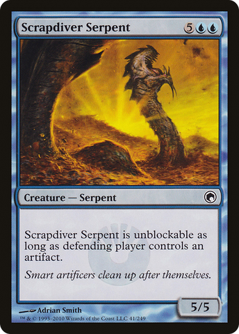 {C} Scrapdiver Serpent [Scars of Mirrodin][SOM 041]