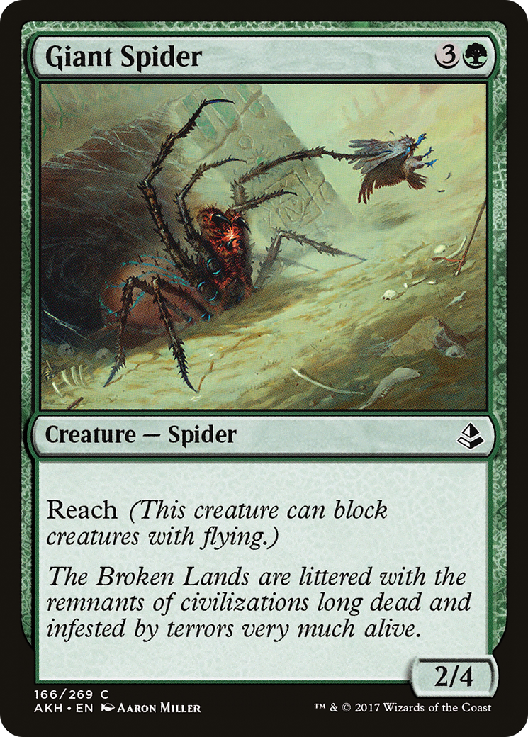 {C} Giant Spider [Amonkhet][AKH 166]