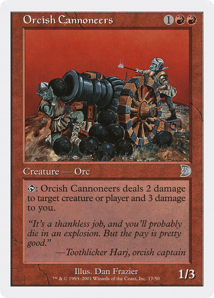{C} Orcish Cannoneers [Deckmasters][DKM 017]