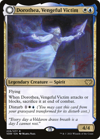 {R} Dorothea, Vengeful Victim // Dorothea's Retribution [Innistrad: Crimson Vow][VOW 235]