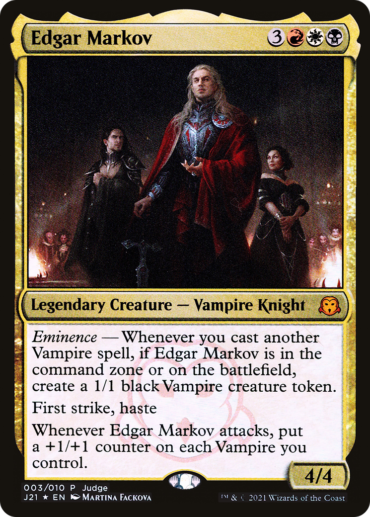 {R} Edgar Markov [Judge Gift Cards 2021][PA J21 003]