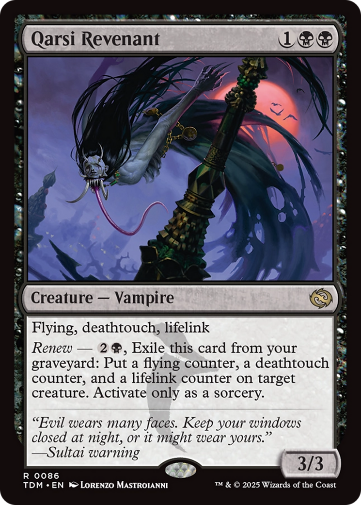 {@R} Qarsi Revenant [Tarkir: Dragonstorm][TDM 086]
