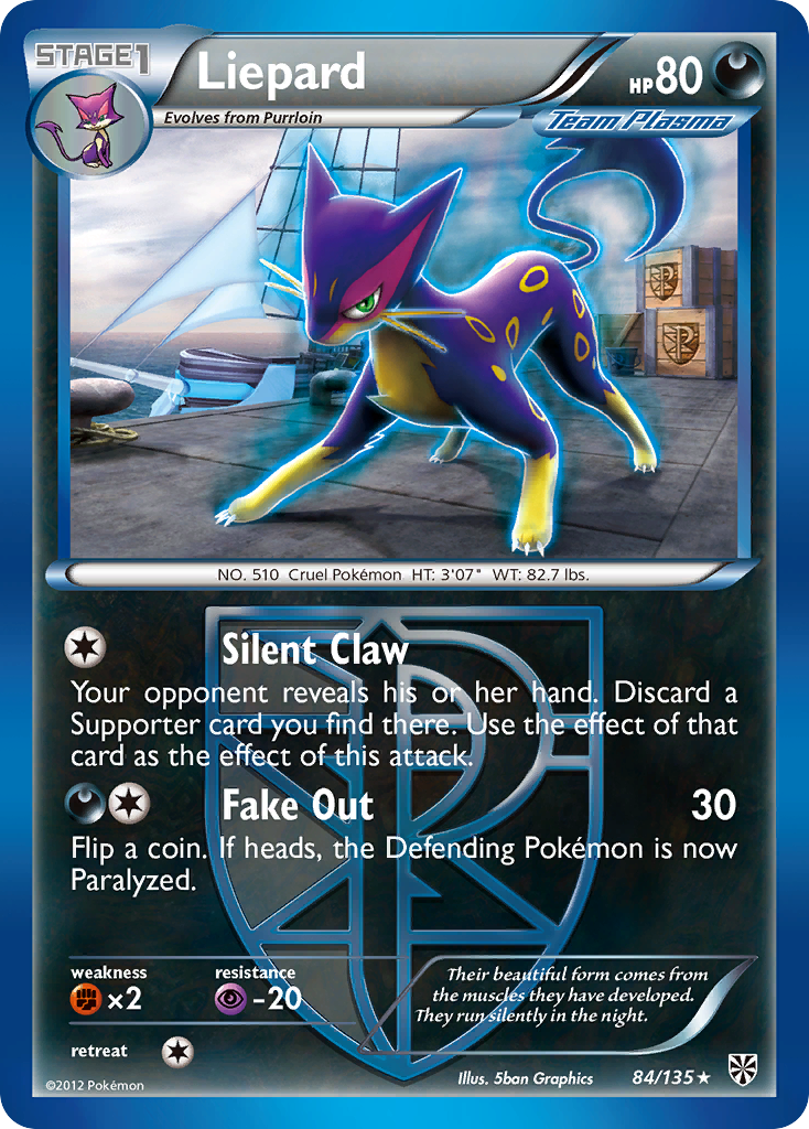 [PKM-R] Liepard (84/135) [Black & White: Plasma Storm]