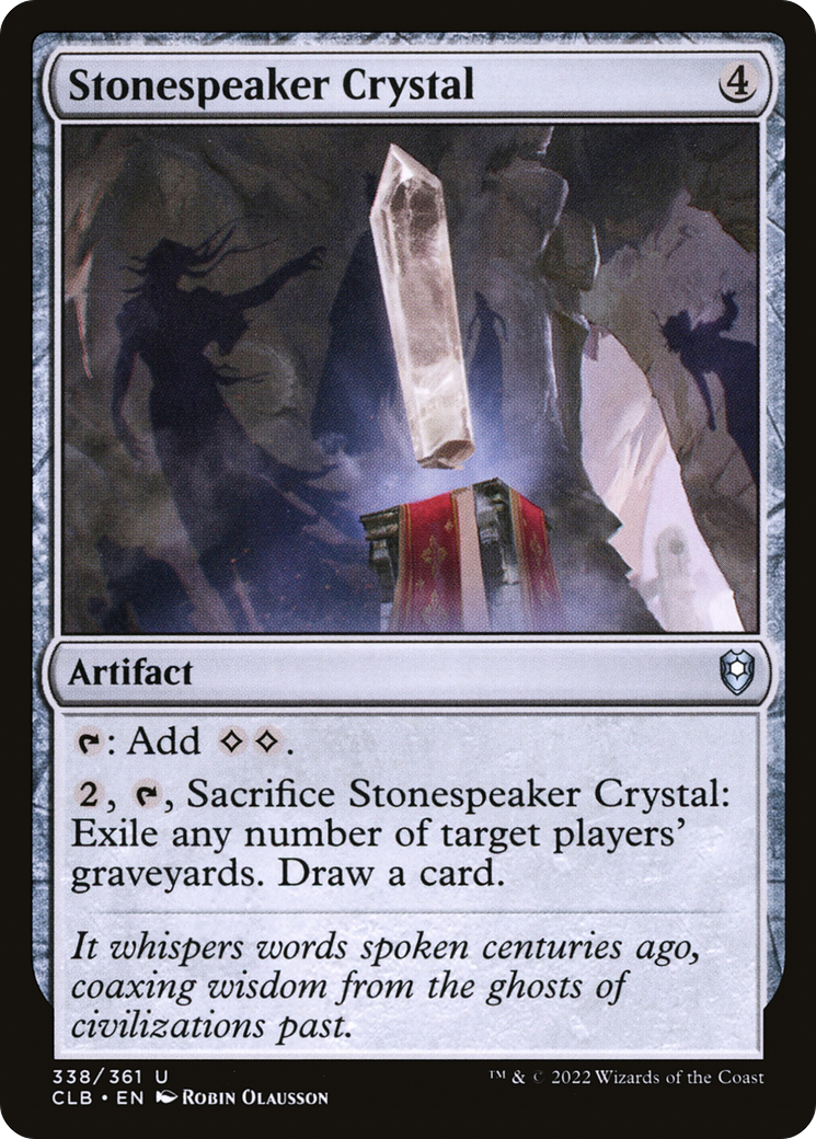 {C} Stonespeaker Crystal [Commander Legends: Battle for Baldur's Gate][CLB 338]