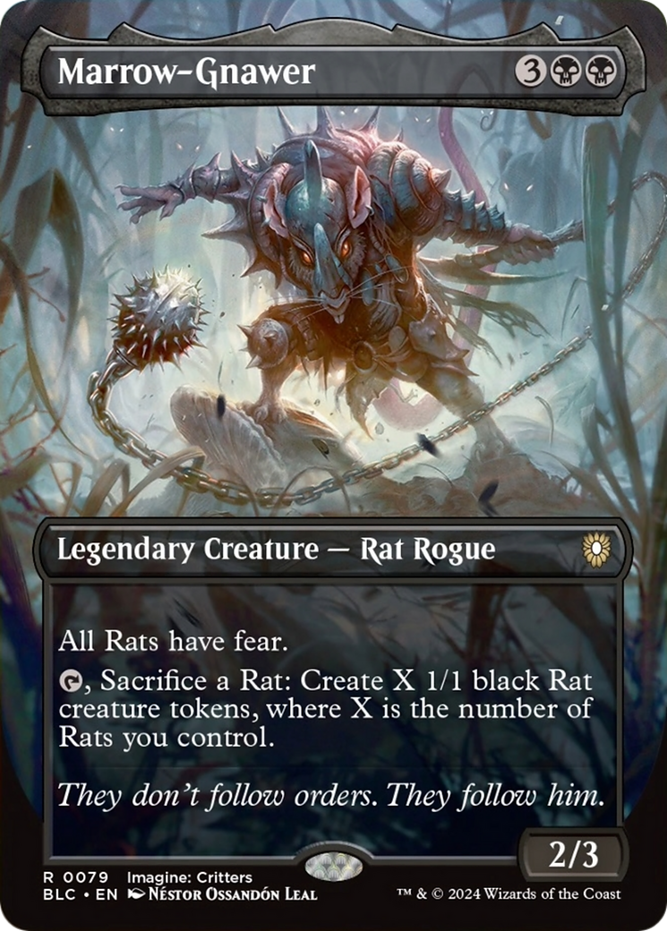 {R} Marrow-Gnawer (Borderless) [Bloomburrow Commander][BLC 079]