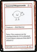 {R} Seasoned Weaponsmith [Mystery Booster Playtest Cards][CON CMB1 063]