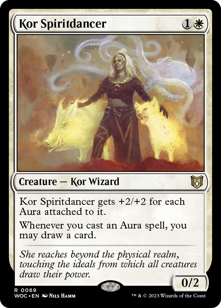 {R} Kor Spiritdancer [Wilds of Eldraine Commander][WOC 069]