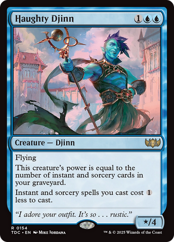 {R} Haughty Djinn [Tarkir: Dragonstorm Commander][TDC 154]